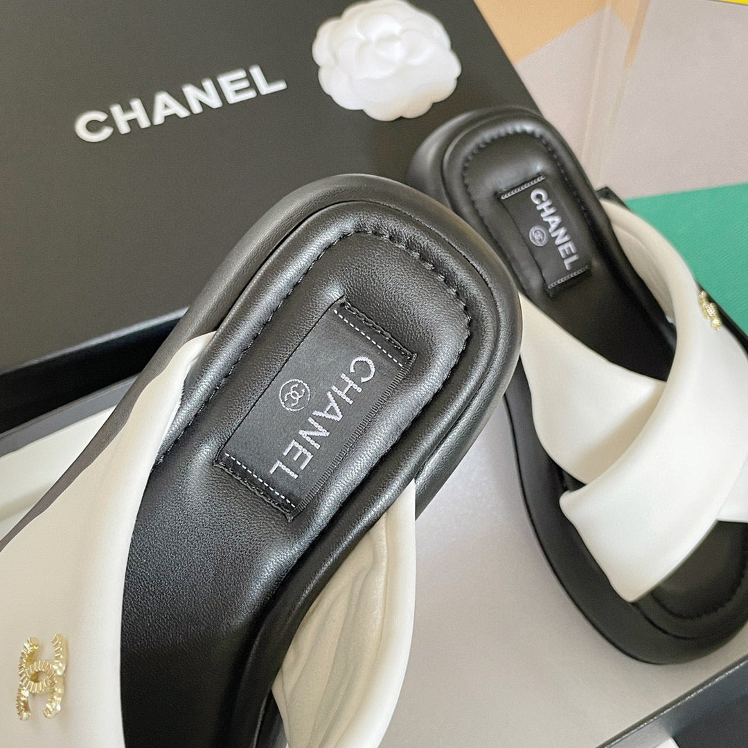 Chanel G38864 Mules Fabric Sandals Women C91151 | chanel g38864 mules fabric sandals women c9115 08