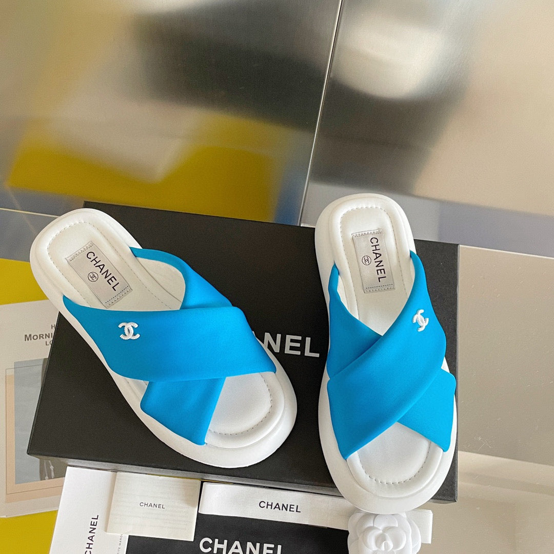 Chanel G38864 Mules Fabric Sandals Women C91152 | chanel g38864 mules fabric sandals women c9115 12