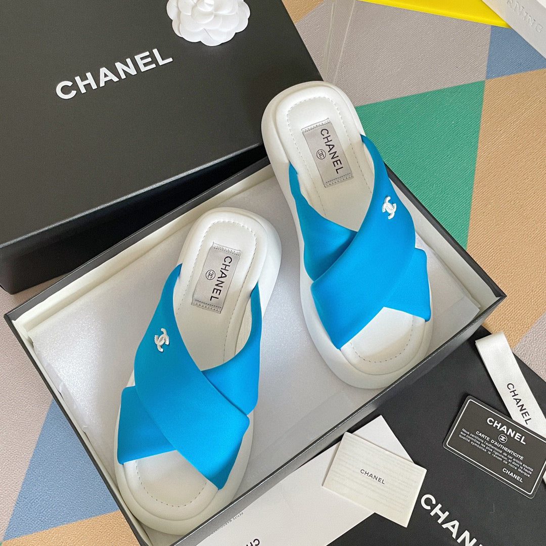 Chanel G38864 Mules Fabric Sandals Women C91152 | chanel g38864 mules fabric sandals women c9115 13
