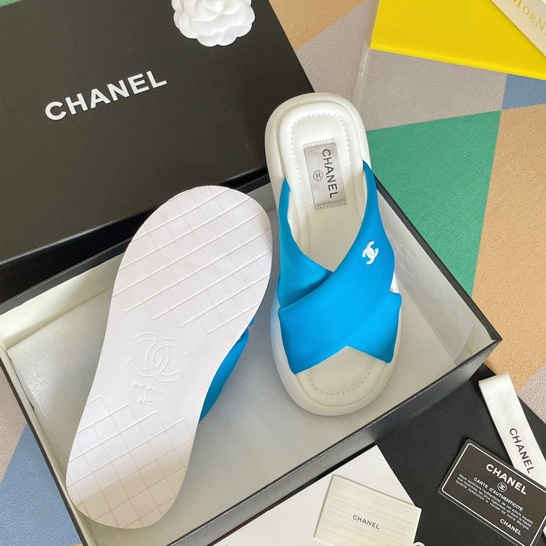 Chanel G38864 Mules Fabric Sandals Women C91152 | chanel g38864 mules fabric sandals women c9115 18