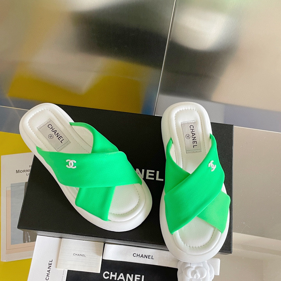 Chanel G38864 Mules Fabric Sandals Women C91153 | chanel g38864 mules fabric sandals women c9115 21