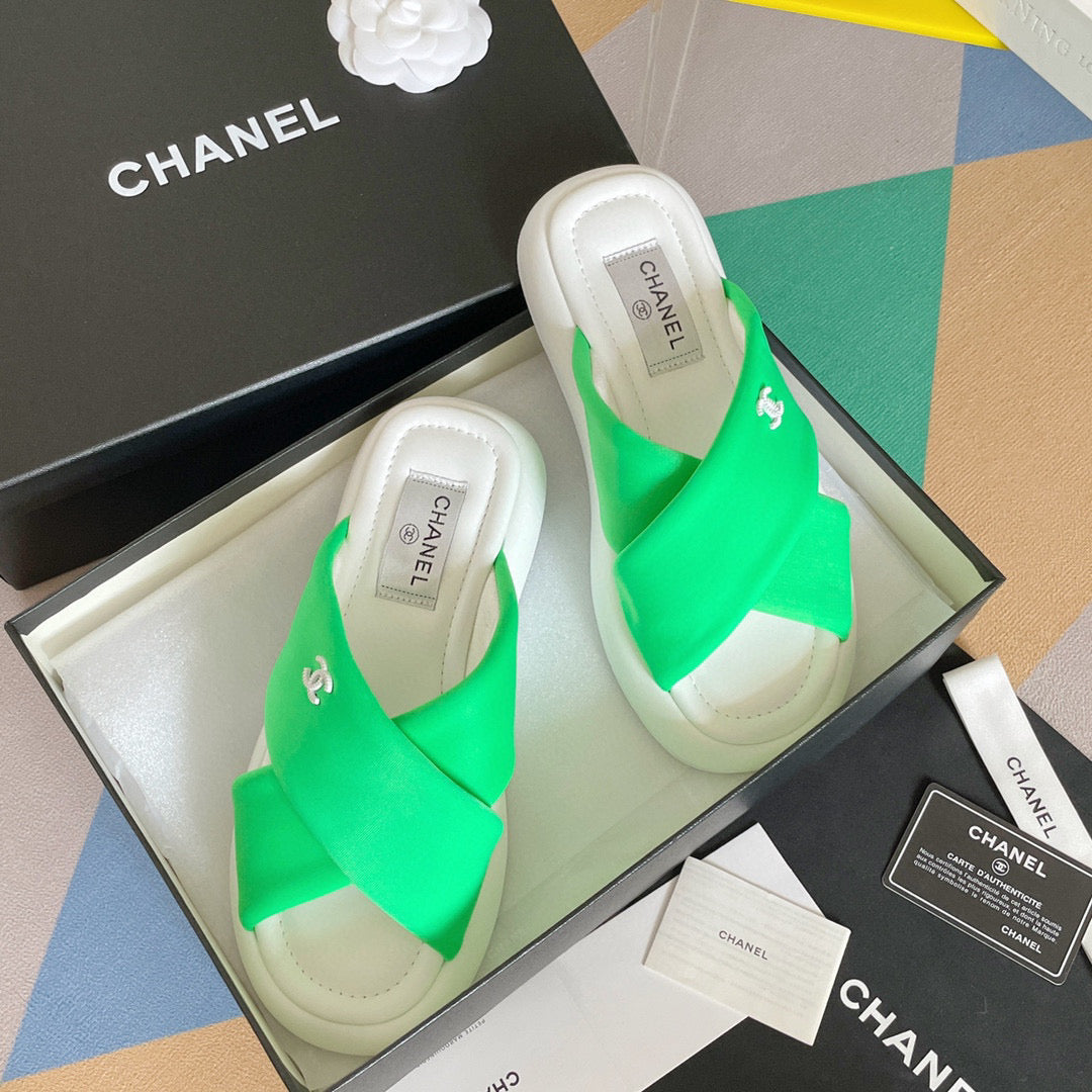 Chanel G38864 Mules Fabric Sandals Women C91153 | chanel g38864 mules fabric sandals women c9115 22