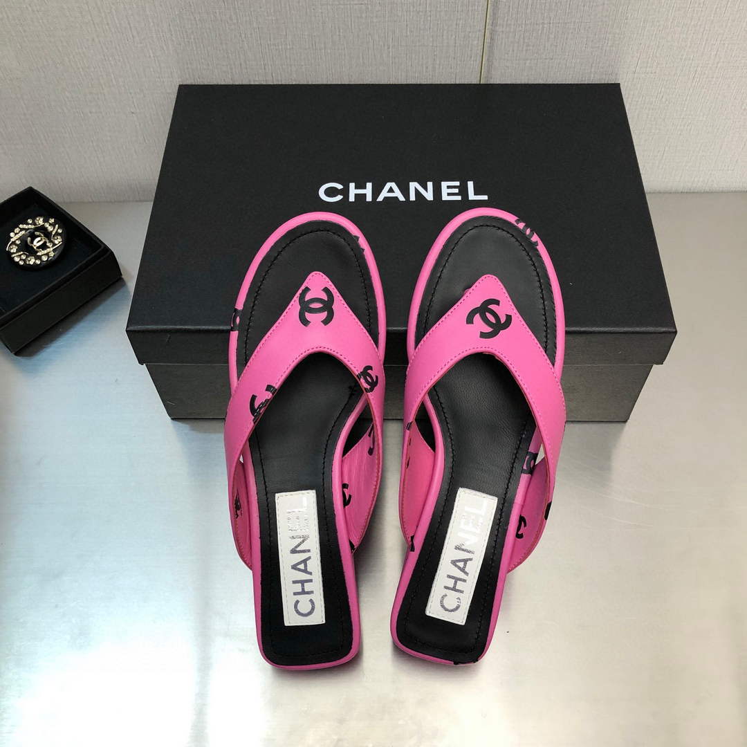 Chanel G38978 Sandals Printed Lambskin Women C91170 | chanel g38978 sandals printed lambskin women c9117 07