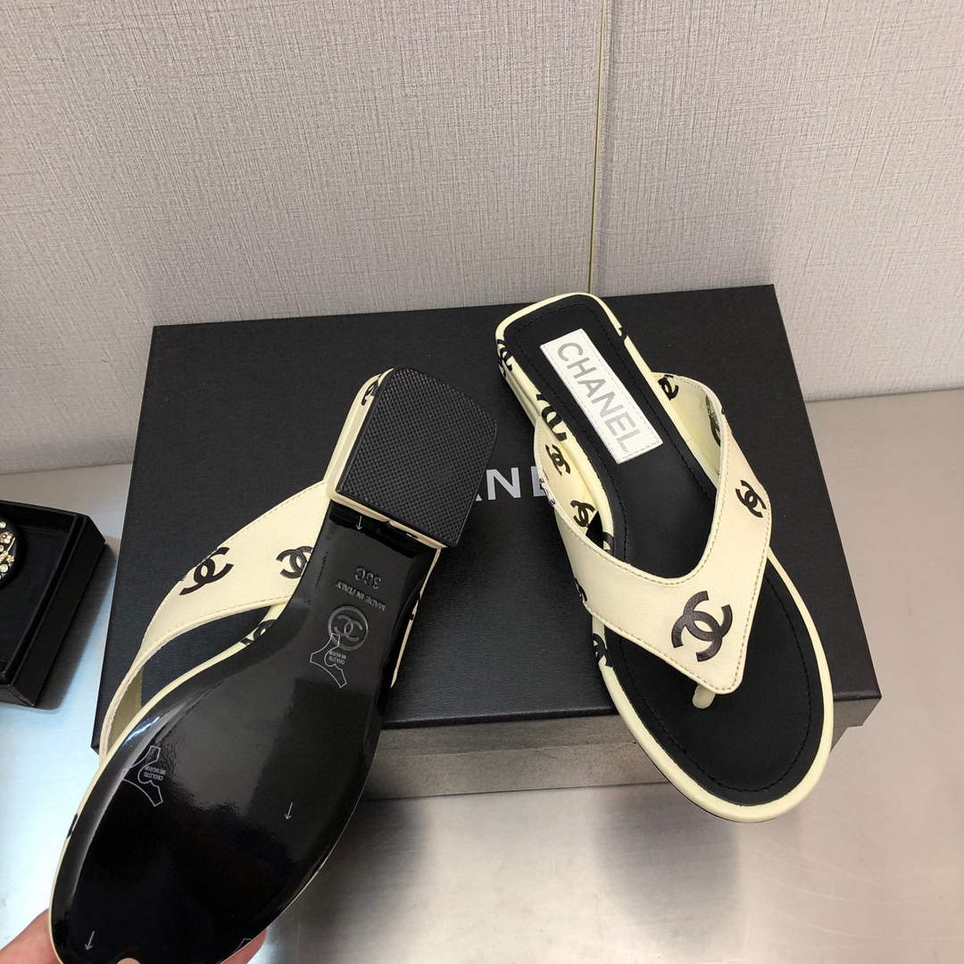 Chanel G38978 Sandals Printed Lambskin Women C91174 | chanel g38978 sandals printed lambskin women c9117 45