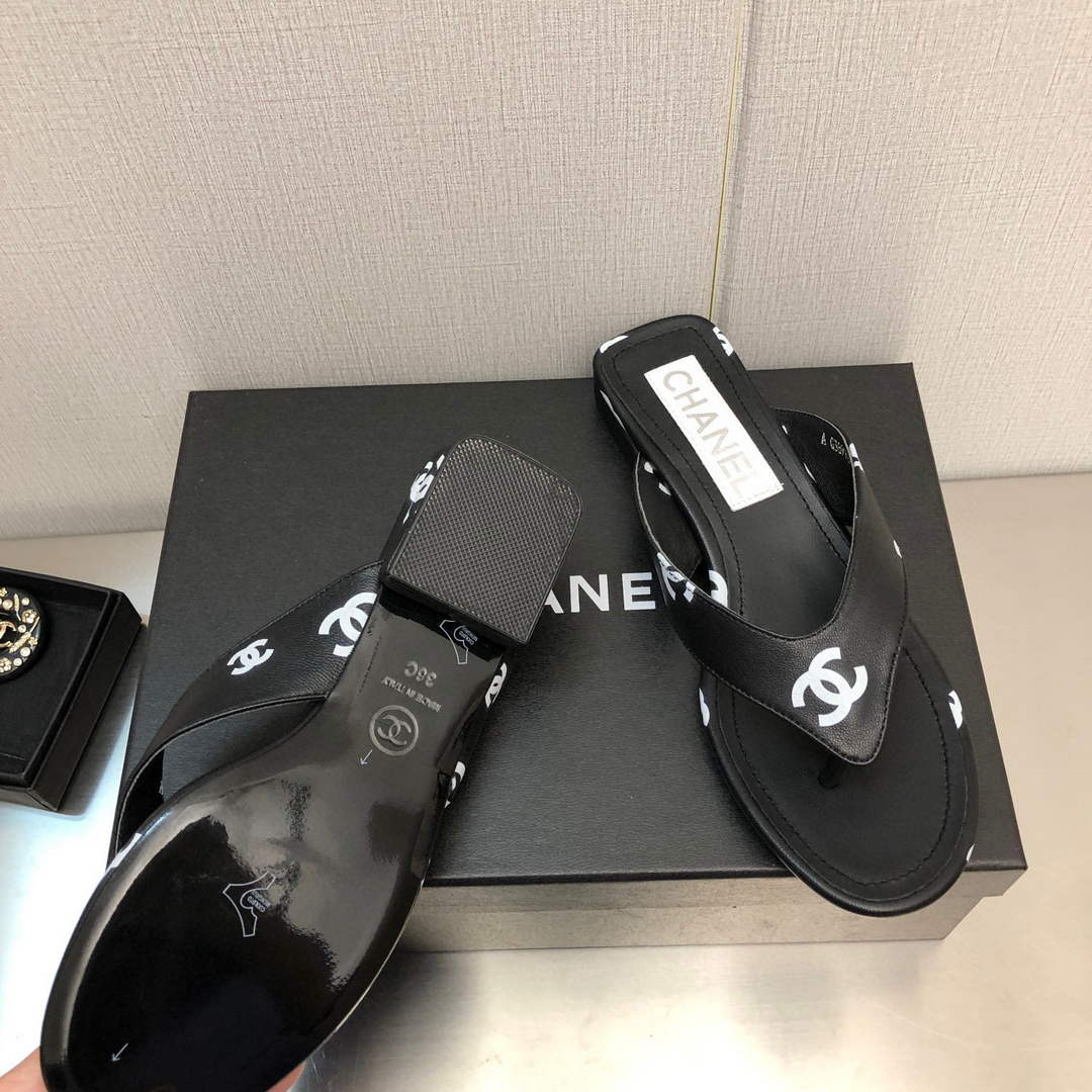 Chanel G38978 Sandals Printed Lambskin Women C91175 | chanel g38978 sandals printed lambskin women c9117 52