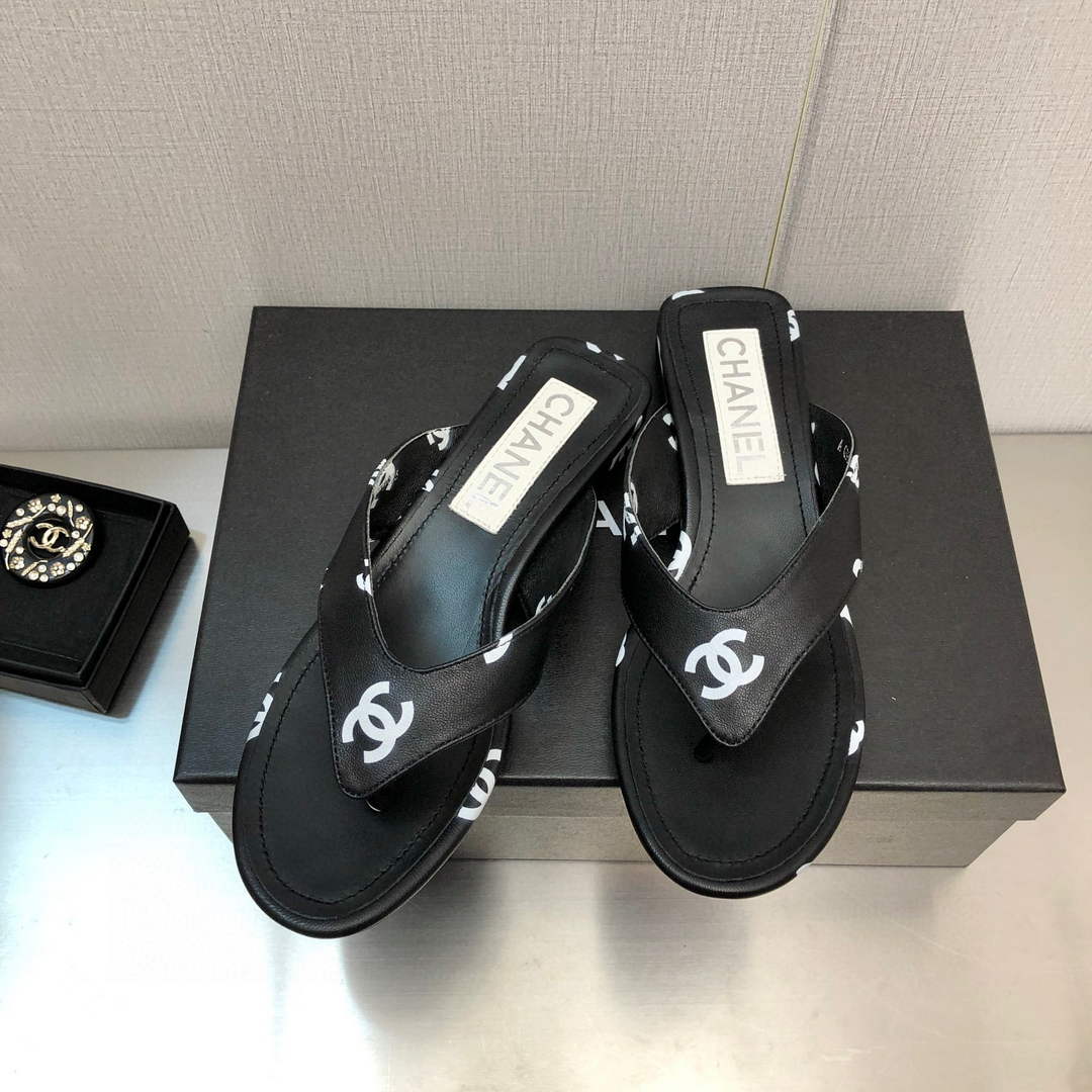 Chanel G38978 Sandals Printed Lambskin Women C91175 | chanel g38978 sandals printed lambskin women c9117 53
