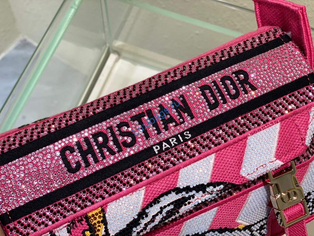 Dior M1241 Small Diorcamp Bag Pink Multicolor Toile de Jouy Zoom | dior m1241 small diorcamp bag pink multicolor toile de jouy zoom 4