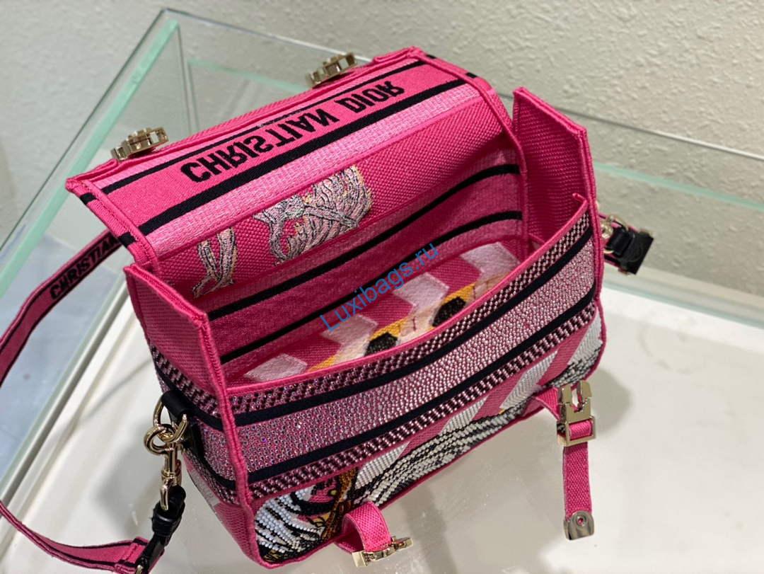Dior M1241 Small Diorcamp Bag Pink Multicolor Toile de Jouy Zoom | dior m1241 small diorcamp bag pink multicolor toile de jouy zoom 7