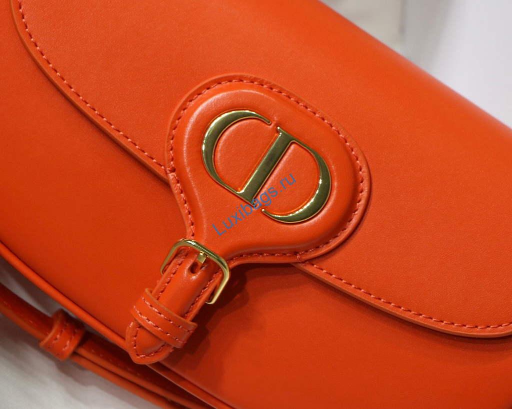Dior M9327 dior Bobby bag East West Box Calfskin Orange | dior m9327 dior bobby bag east west box calfskin 13
