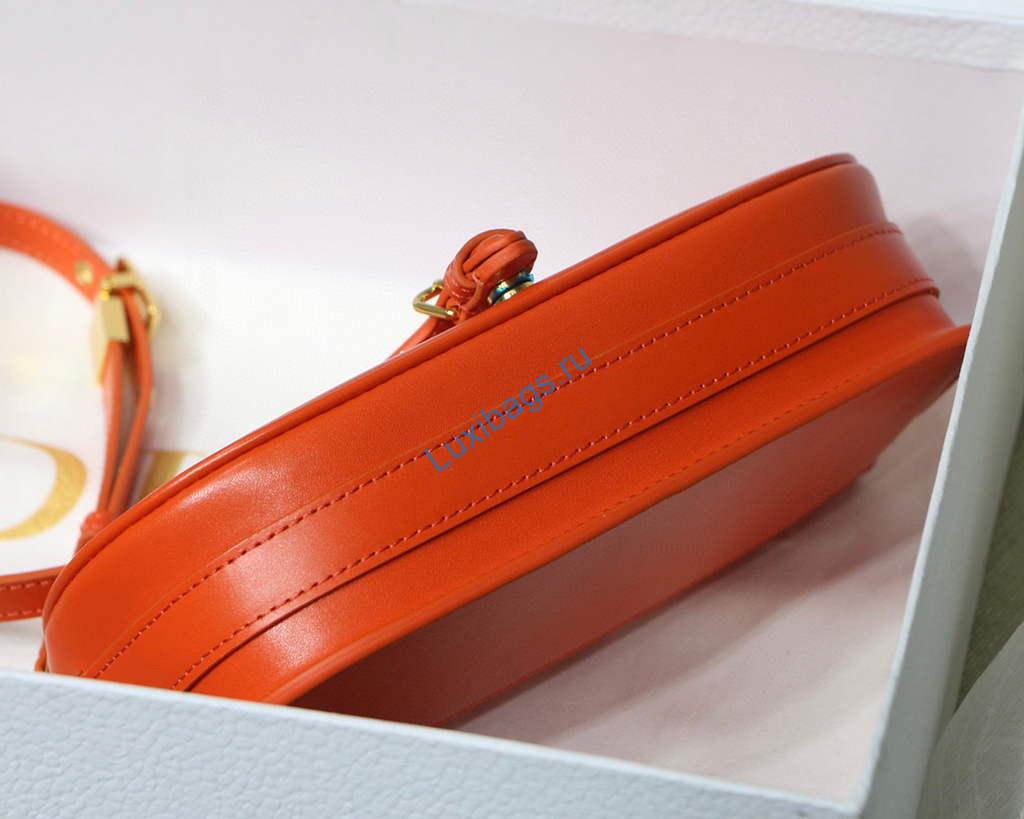 Dior M9327 dior Bobby bag East West Box Calfskin Orange | dior m9327 dior bobby bag east west box calfskin 17