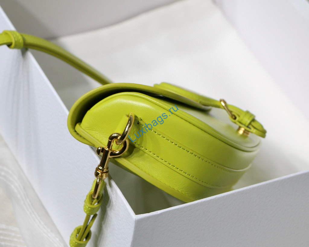Dior M9327 dior Bobby bag East West Box Calfskin Yellow | dior m9327 dior bobby bag east west box calfskin 34