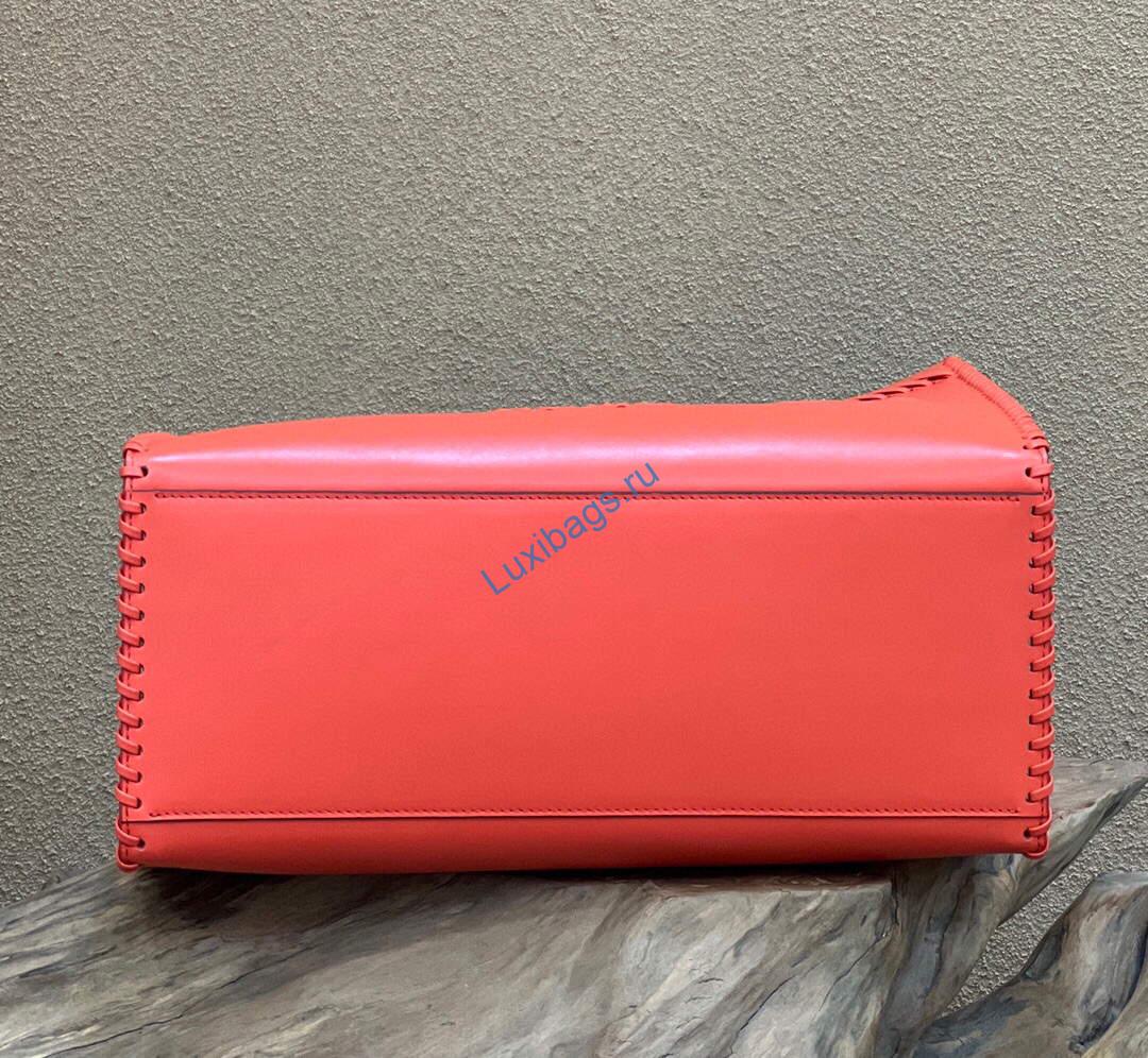 Fendi 8BH386 Sunshine Medium Fuchsia Leather Shopper Bag 8535 Multicolour | fendi 8bh386 sunshine medium fuchsia leather shopper bag 8535 004