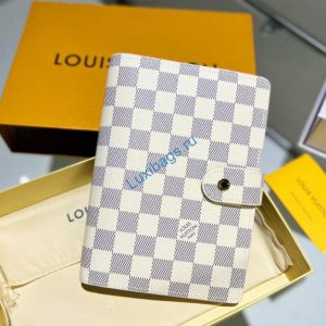 Louis Vuitton R20105 Medium Ring Agenda Cover White