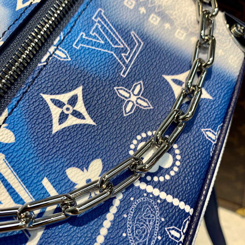 LV M20557 Louis Vuitton Mini Soft Trunk Blue | lv m20557 louis vuitton mini soft trunk blue 006