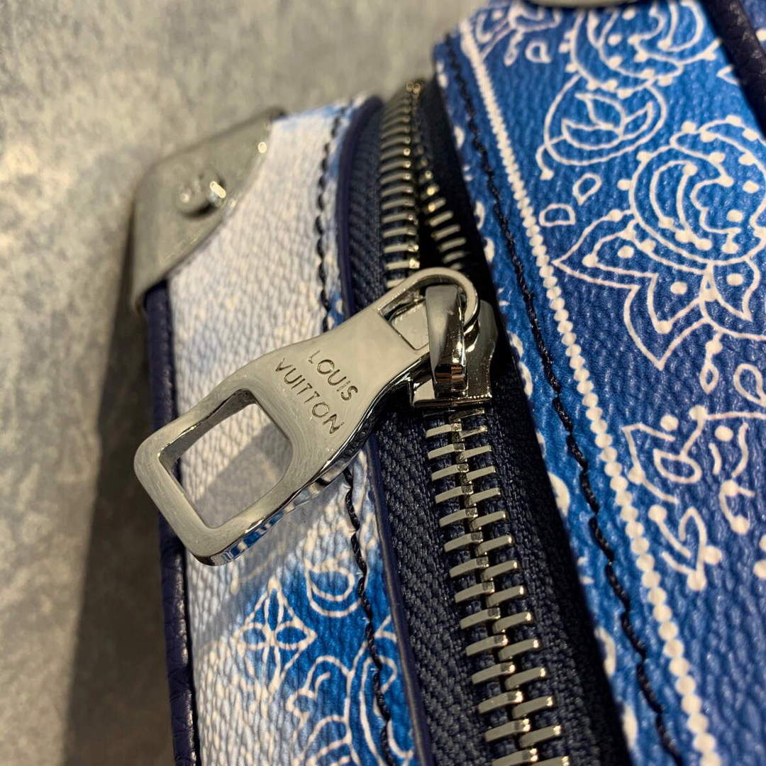 LV M20557 Louis Vuitton Mini Soft Trunk Blue | lv m20557 louis vuitton mini soft trunk blue 008