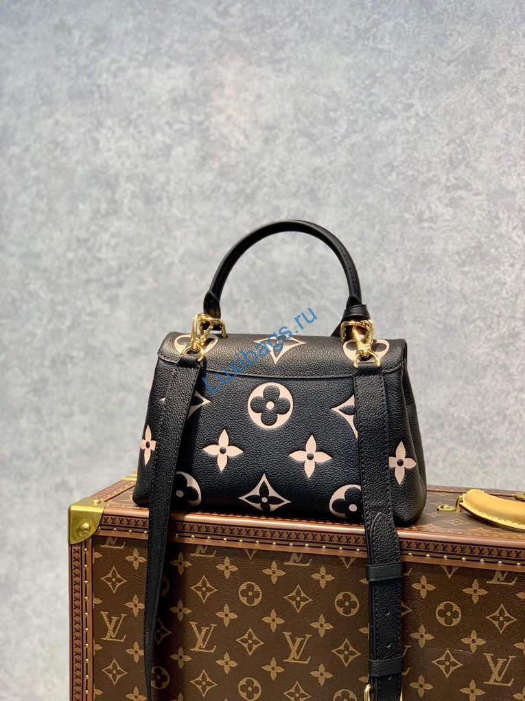 LV M45978 Louis Vuitton Madeleine BB Handbag Black | lv m45978 louis vuitton madeleine bb handbag black 004