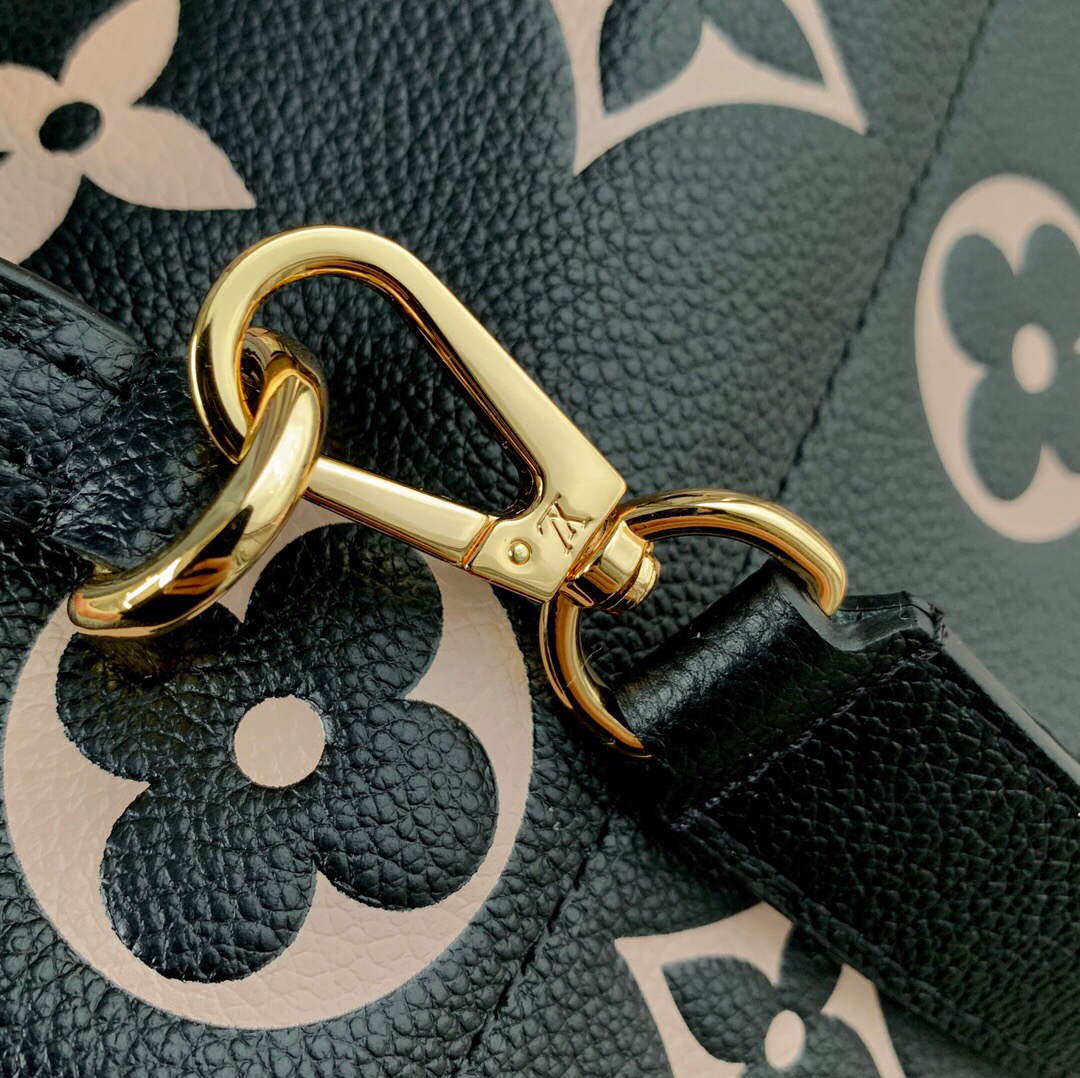 LV M45978 Louis Vuitton Madeleine BB Handbag Black | lv m45978 louis vuitton madeleine bb handbag black 006