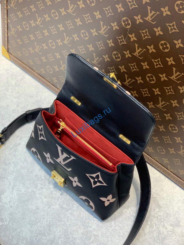 LV M45978 Louis Vuitton Madeleine BB Handbag Black | lv m45978 louis vuitton madeleine bb handbag black 009