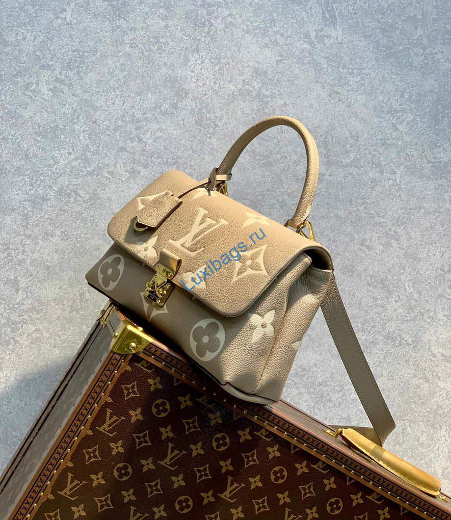 LV M46041 Louis Vuitton Madeleine MM Handbag Embossed Grained Cowhide Leather | lv m46041 louis vuitton madeleine mm handbag embossed grained cowhide leather 004