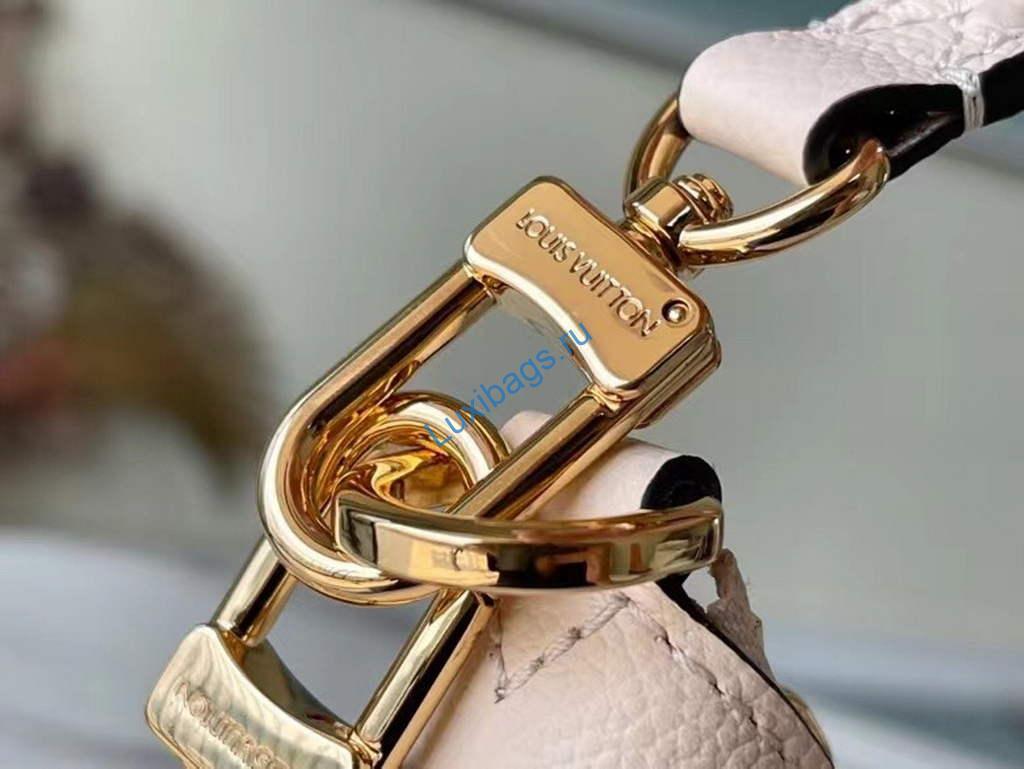 Louis Vuitton LV M46099 Bagatelle Bag Cream | lv m46091 louis vuitton bagatelle bb bag beige 05