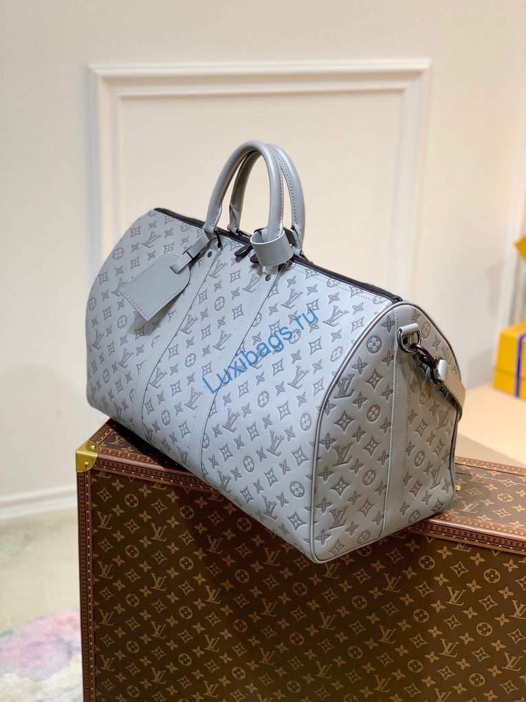 LV M46117 Louis Vuitton Keepall 50B Bag | lv m46117 louis vuitton keepall 50b bag 004