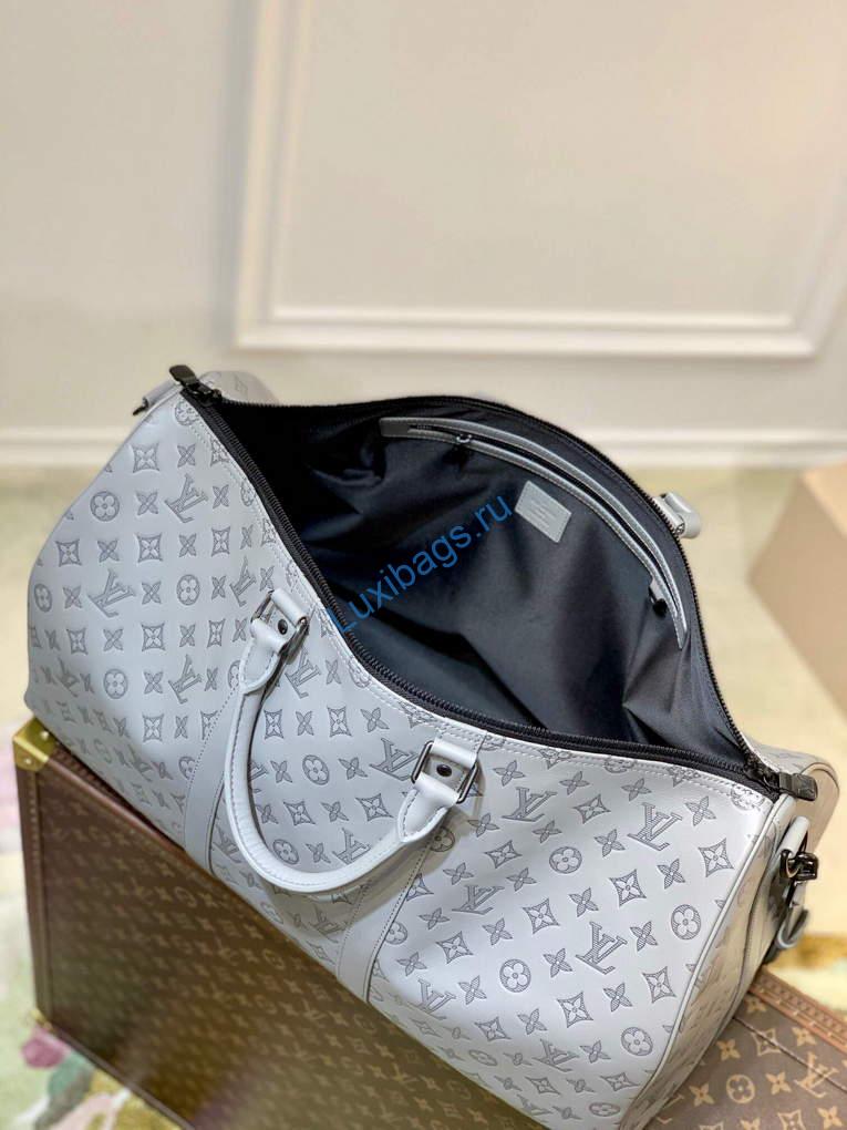 LV M46117 Louis Vuitton Keepall 50B Bag | lv m46117 louis vuitton keepall 50b bag 009