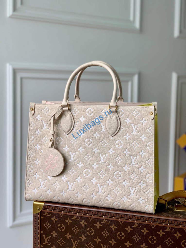 LV M46128 Louis Vuitton Onthego MM Tote Bag