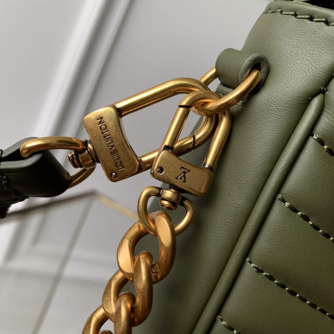 LV M56471 Louis Vuitton New Wave Multi-Pochette Leather M56461 Green | lv m56461 louis vuitton new wave multi pochette leather black 013
