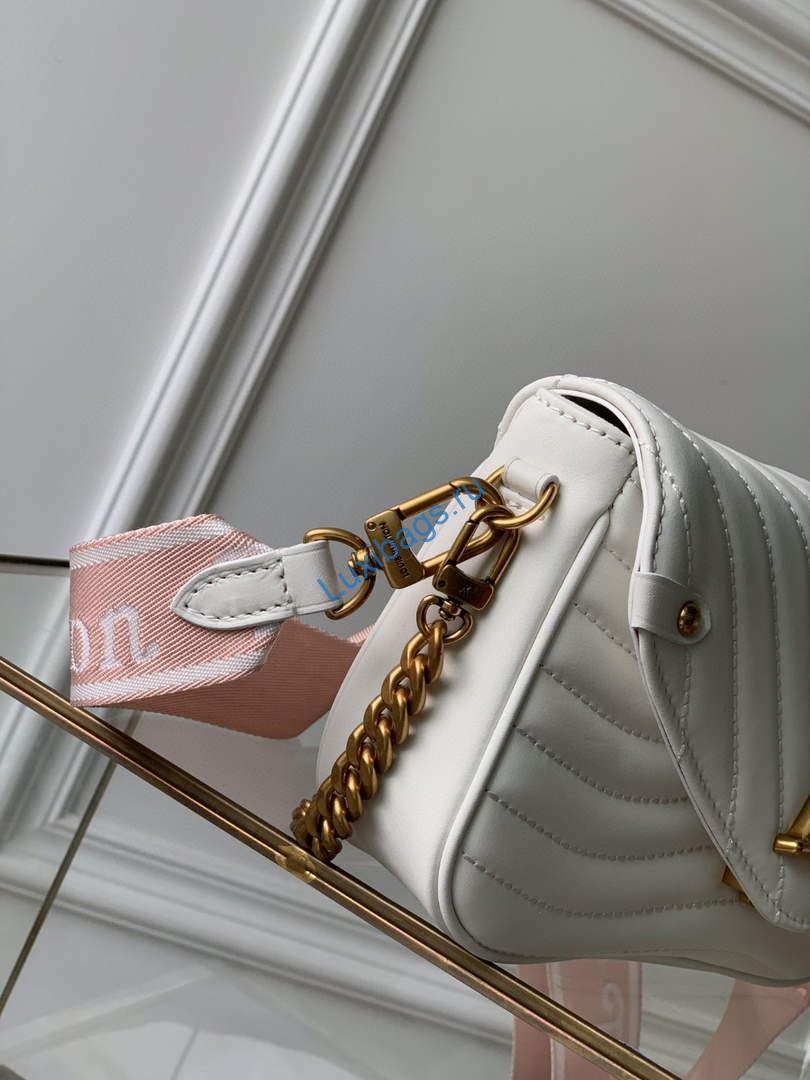 LV M56466 Louis Vuitton New Wave Multi-Pochette Leather M56461 White | lv m56461 louis vuitton new wave multi pochette leather black 024