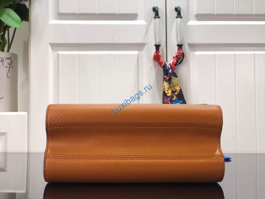 LV M59686 Louis Vuitton Twist MM Gold Miel Brown | lv m59686 louis vuitton twist mm gold miel brown 005