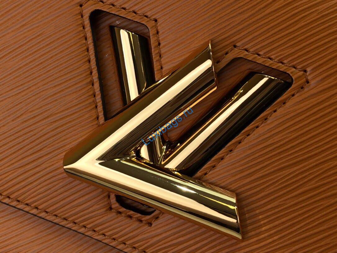 LV M59686 Louis Vuitton Twist MM Gold Miel Brown | lv m59686 louis vuitton twist mm gold miel brown 006