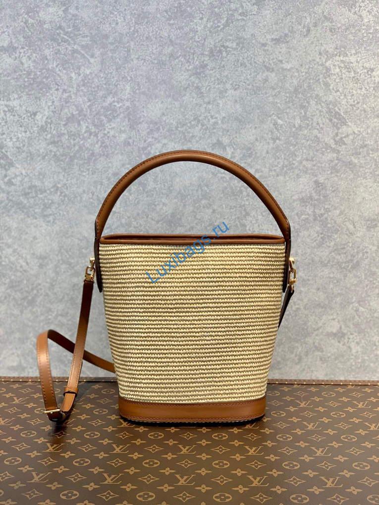 LV M59962 Louis Vuitton Petit Bucket Bag Caramel Brown | lv m59962 louis vuitton petit bucket bag caramel brown 003