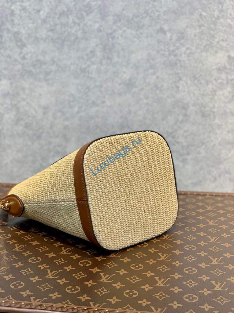 LV M59962 Louis Vuitton Petit Bucket Bag Caramel Brown | lv m59962 louis vuitton petit bucket bag caramel brown 005