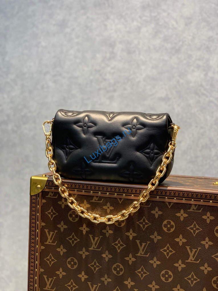 LV M81398 Louis Vuitton Wallet On Strap Bubblegram Black | lv m81398 louis vuitton wallet on strap bubblegram black 003