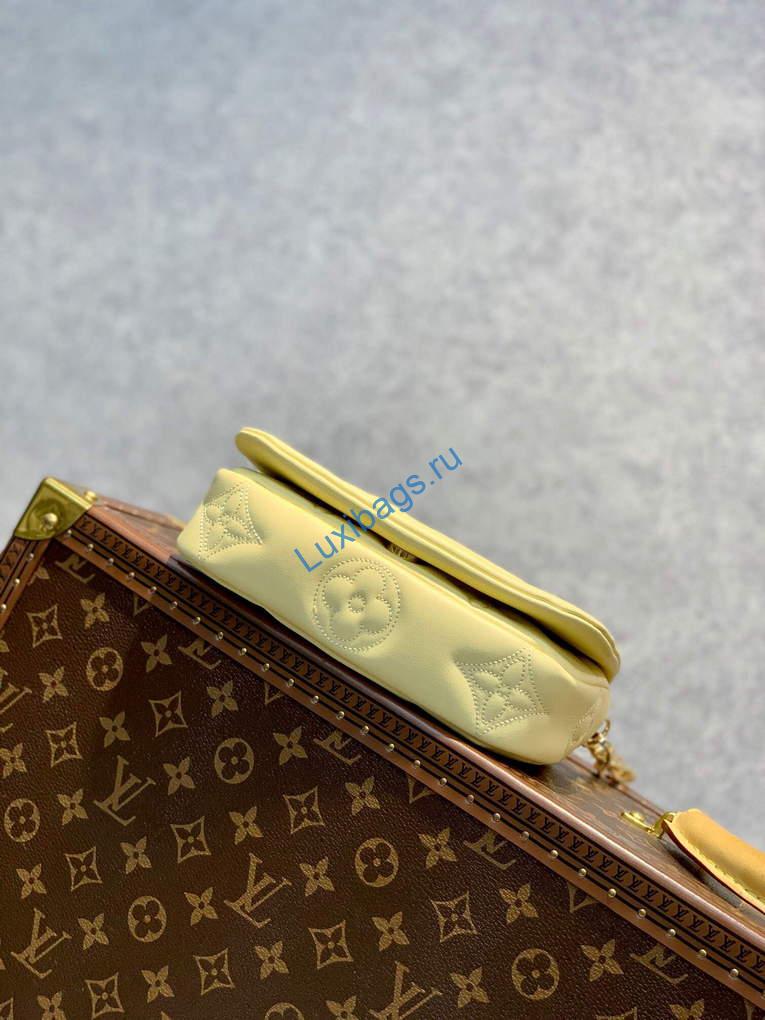 LV M81400 Louis Vuitton Wallet On Strap Bubblegram Banane Yellow | lv m81400 louis vuitton wallet on strap bubblegram banane yellow 005
