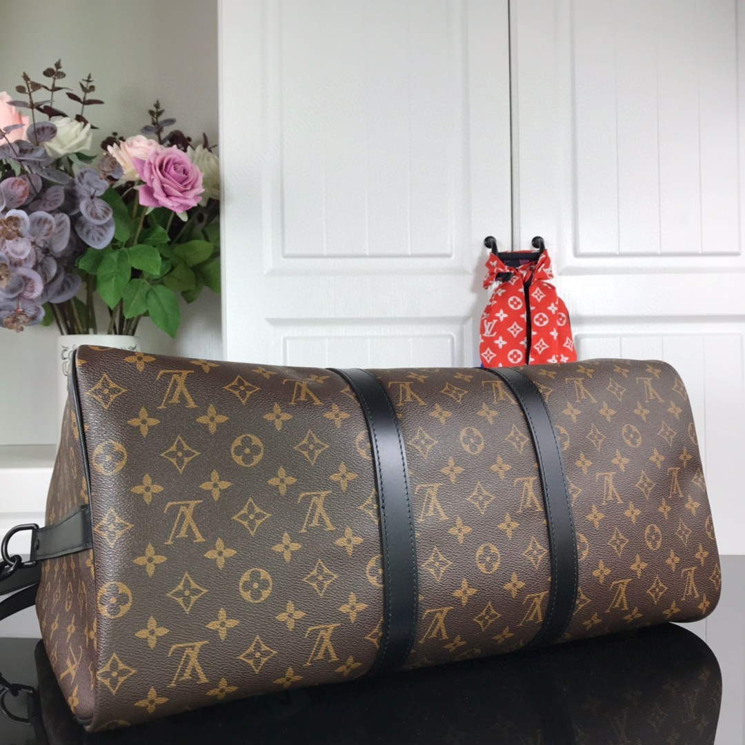 LV N44642 Louis Vuitton Keepall 50B Travel Bag Monogram | lv n44642 louis vuitton keepall 50b travel bag monogram 004
