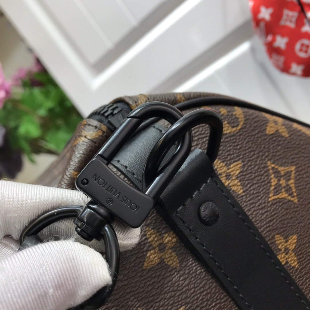 LV N44642 Louis Vuitton Keepall 50B Travel Bag Monogram | lv n44642 louis vuitton keepall 50b travel bag monogram 006