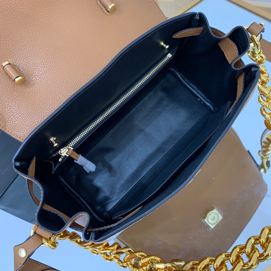 Versace DBFI039 La Medusa Medium Handbag 1039 Tan | versace dbfi039 la medusa medium handbag 1039 72