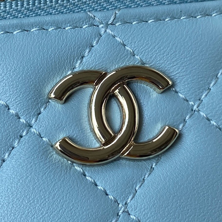 Chanel Vanity Case Lambskin AP2730 Blue | chanel ap2730 vanity case lambskin 21