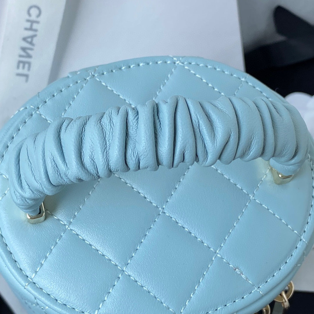 Chanel Vanity Case Lambskin AP2730 Blue | chanel ap2730 vanity case lambskin 22