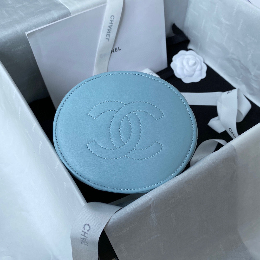 Chanel Vanity Case Lambskin AP2730 Blue | chanel ap2730 vanity case lambskin 25