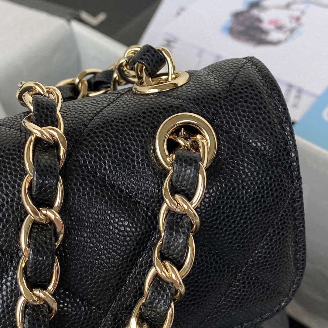 Chanel Backpack Calfskin AS3200 Black Gold | chanel as3200 backpack calfskin black gold 04