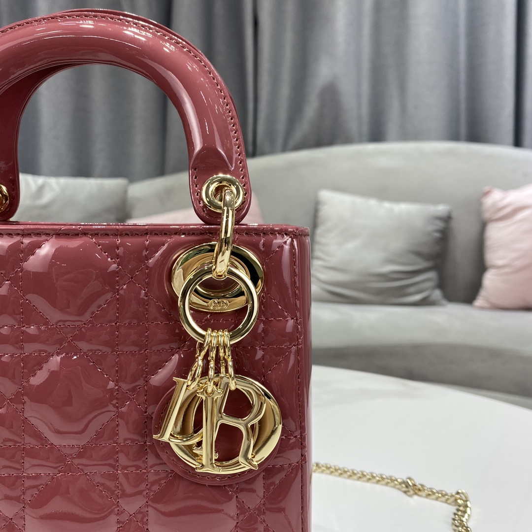 dior mini lady dior bag m0505 hibiscus powder patent cannage calfskin 6 Dior Mini Lady Dior Bag M0505 Hibiscus Powder Patent Cannage Calfskin | dior m0505 mini lady dior bag patent cannage calfskin 063