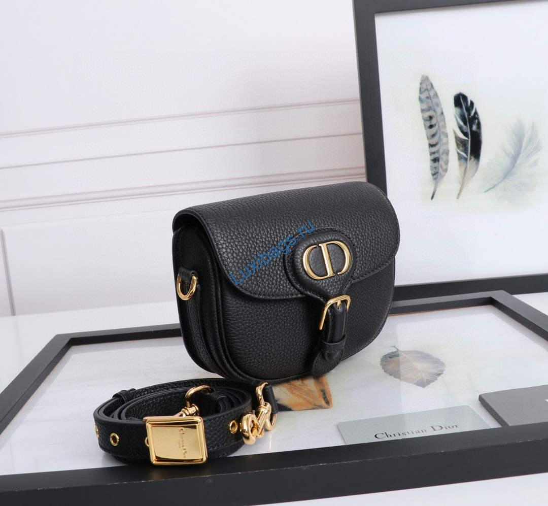 Dior M9317 Small bobby bag Black Grained Calfskin | dior m9317 small bobby bag black grained calfskin 2