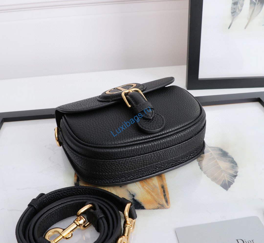 Dior M9317 Small bobby bag Black Grained Calfskin | dior m9317 small bobby bag black grained calfskin 4