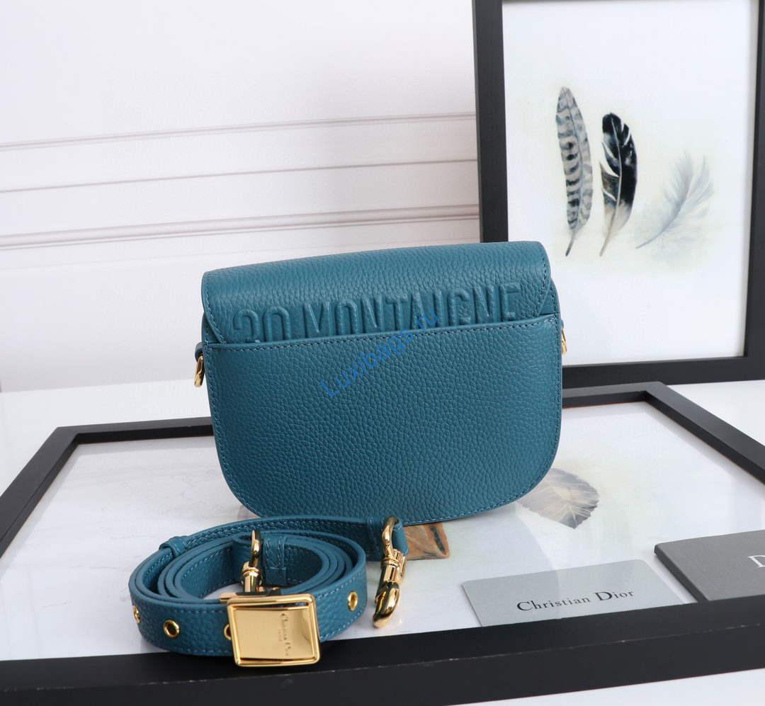 Dior M9317 Small bobby bag Blue Grained Calfskin | dior m9317 small bobby bag blue grained calfskin 3