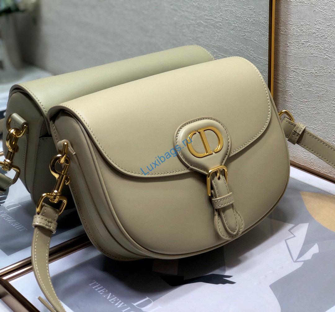Dior M9319 Medium Bobby Bag Beige Gray Box Calfskin | dior m9319 medium bobby bag beige gray box calfskin 1