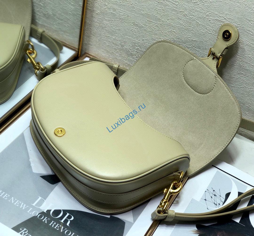 Dior M9319 Medium Bobby Bag Beige Gray Box Calfskin | dior m9319 medium bobby bag beige gray box calfskin 7