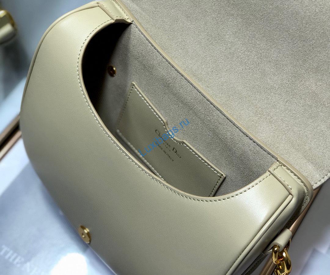 Dior M9319 Medium Bobby Bag Beige Gray Box Calfskin | dior m9319 medium bobby bag beige gray box calfskin 8