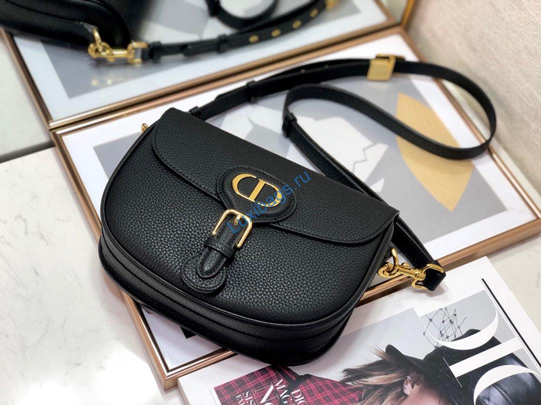 Dior M9319 Medium Bobby Bag Black Grained Calfskin | dior m9319 medium bobby bag black grained calfskin 4